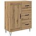 Credenza con cassetto Rovere artigianale 69,5 x 34 x 180 cm - Foto miniatura 6