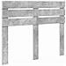 Testiera con testiera Grigio cemento 135 cm Legno multistrato - Foto miniatura 1