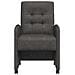 Sedie da Pranzo con Ruote con ruote 2 pcs Nero 57 x 67 x 98 cm - Foto miniatura 4