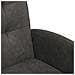 Sedie da Pranzo con Ruote con ruote 2 pcs Nero 57 x 67 x 98 cm - Foto miniatura 7