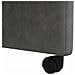 Sedie da Pranzo con Ruote con ruote 2 pcs Nero 57 x 67 x 98 cm - Foto miniatura 9