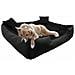 115x95 cm ECCO Cuccia per cani impermeabile nera con cuscino per cani - Foto miniatura 7