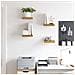 Scaffale da parete 4 pcs Beige 23 x 23,5 x 4 cm - Foto miniatura 4