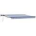 Cornice per Tenda Manuale con LED Blu e Bianco 4 × 3,5 m - Foto miniatura 1