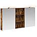 Set di Armadi da Bagno con lo scaffale 3 pcs 140 x 14,5 x 70 cm - Foto miniatura 1