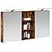 Set di Armadi da Bagno con lo scaffale 3 pcs 140 x 14,5 x 70 cm - Foto miniatura 3