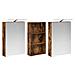 Set di Armadi da Bagno con lo scaffale 3 pcs 140 x 14,5 x 70 cm - Foto miniatura 5