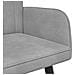 Sofa a Due Posti Grigio chiaro 115 x 61 x 87 cm Velluto - Foto miniatura 7