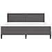 Struttura letto con materasso Grigio 200 x 200 cm Similpelle - Foto miniatura 8