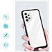 Custodia Trasparente 3in1 Per Samsung Galaxy A72 4g Frame Gel Nera - Foto miniatura 2