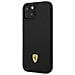 Ferrari Fehmsip14mbk Iphone 14 Plus 6.7 Nero /nero Custodia Silicone Logo Metallico Magsafe - Foto miniatura 1