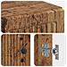 Mobile per scarpe EDE 59,5 x 39,5 x 90 cm Legno ingegnerizzato - Foto miniatura 7