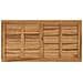 Piano del tavolo Rettangolare Legno di teak solido Naturale - Foto miniatura 5