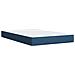 Letto box spring con materasso Blu 120 x 190 cm Tessuto - Foto miniatura 7