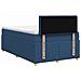 Letto box spring con materasso Blu 120 x 190 cm Tessuto - Foto miniatura 9