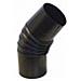 Gomito Smalt. 45°nero Op. Cm 15 - Foto miniatura 3