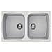 Living 450 LGL45068 Lavello da incasso 2 Vasche Dimensioni 86 x 50 cm Colore Bianco - Foto miniatura 1