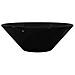 Lavandino Da Bagno In Ceramica Nera Rotondo - Foto miniatura 6