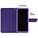 Custodia A Libro Universale Smartphone 6 Portacarte Viola Taglia Xxl - Foto miniatura 7