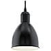 Lampada A Sospensione Priddy Nera E Bianca 49464 - Foto miniatura 3