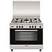 Cucina a Gas AN965VI 5 Fuochi a Gas Forno a Gas Ventilato Classe A Dimensioni 90 x 60 cm Colore Inox Serie Alpha - Foto miniatura 1