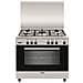 Cucina a Gas AN965VI 5 Fuochi a Gas Forno a Gas Ventilato Classe A Dimensioni 90 x 60 cm Colore Inox Serie Alpha - Foto miniatura 4
