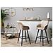 Coppia Di Sgabelli In Tessuto Beige Darien - Foto miniatura 15