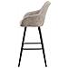 Coppia Di Sgabelli In Tessuto Beige Darien - Foto miniatura 24
