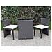 Salotto Polyrattan ''tavolara'' Marrone Set3pz - Foto miniatura 1