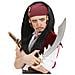 Parrucca Da Uomo Pirata - Foto miniatura 1