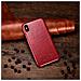Xs Iphone Max Caso Curvo Bordo Di Lusso Serie Vera Pelle Rossa - Foto miniatura 3