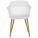 Set Di 2 Sedie Da Pranzo Bianche Bereca - Foto miniatura 4