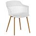 Set Di 2 Sedie Da Pranzo Bianche Bereca - Foto miniatura 5