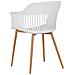 Set Di 2 Sedie Da Pranzo Bianche Bereca - Foto miniatura 15