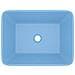 Lavandino Luxury Azzurro Opaco 41x30x12 cm in Ceramica - Foto miniatura 2