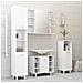 Set Mobili da Bagno 3 pz Bianco in Truciolato - Foto miniatura 3