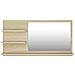 Specchio da Bagno Rovere Sonoma 90x10,5x45 cm Legno Multistrato - Foto miniatura 5
