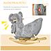 Dondolo Koala Per Bambini 18-36 Mesi - Grigio - Foto miniatura 6