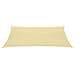 Vela Parasole 160 g / m² Beige 3,5x5 m in HDPE - Foto miniatura 3