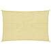 Vela Parasole 160 g / m² Beige 3,5x5 m in HDPE - Foto miniatura 1