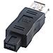IEEE 1394b / IEEE 1394, IEEE 1394b, IEEE 1394, Maschio / maschio, Nero - Foto miniatura 2
