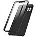 Cover Samsung Galaxy A22 5g Retro Rigido E Fronte Flessibile - Nera - Foto miniatura 1