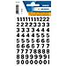 Etichette Numeri 10 Mm 71 Pezzi Nero - Foto miniatura 1