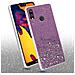 Custodia Compatibile Con Huawei P20 Lite 2018 / Nova 3e In Viola Con Glitter - Coperchio Protettivo In Silicone Tpu Flessibile Con Glitter Scintillanti - Foto miniatura 3