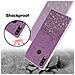 Custodia Compatibile Con Huawei P20 Lite 2018 / Nova 3e In Viola Con Glitter - Coperchio Protettivo In Silicone Tpu Flessibile Con Glitter Scintillanti - Foto miniatura 6