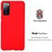 Custodia Compatibile Con Samsung Galaxy S20 Fe In Frost Rosso - Coperchio Protettivo In Silicone Tpu Flessibile - Foto miniatura 4