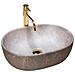 Lavabo Da Appoggio Lara Beige - Foto miniatura 1