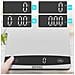 Ks1009 Bilancia Da Cucina - Bilancia Ad Alta Precisione Con Display Digitale - Portata 1g / 10 Kg - Piattaforma In Vetro - Funzione Tara - Ideale Per Cucina E Pasticceria - Foto miniatura 2