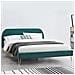 Phoenix Struttura Letto In Velluto Verde E Ottone 160x200 Cm - Foto miniatura 6