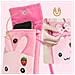 Pochette Tracolla Per Smartphone Tessuto Design Coniglietta Rosa - Foto miniatura 4